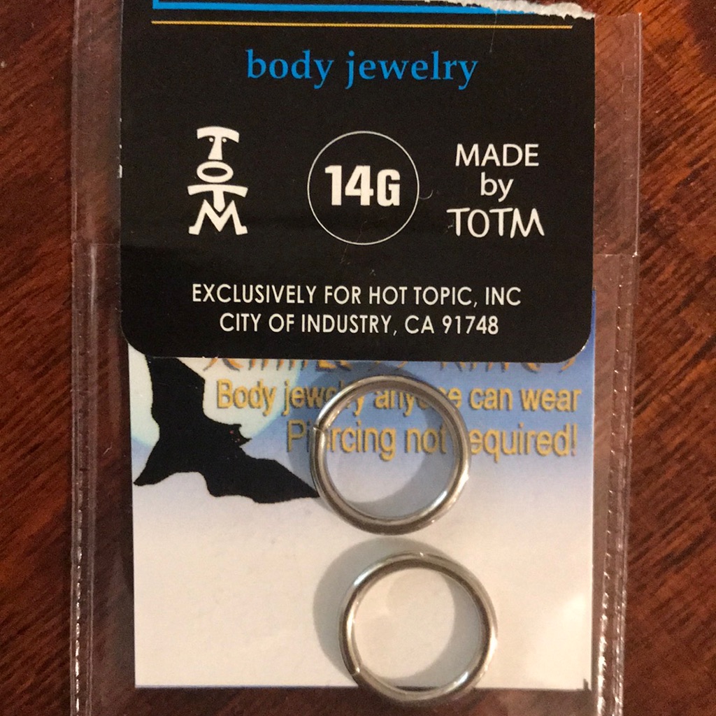 14g Continuous Barbell Body Jewelry